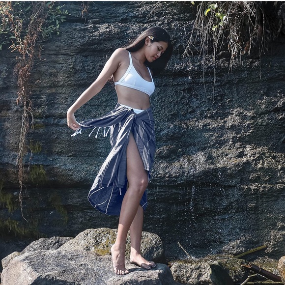 37x70 Lightweight and Thin Turkish Beach Towel 100% Cotton Sand-Free and Quick-D - Picture 6 of 9